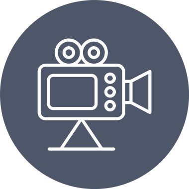 Video Camera Vector Icon Design
