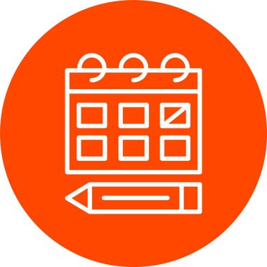 Schedule Vector Icon Design