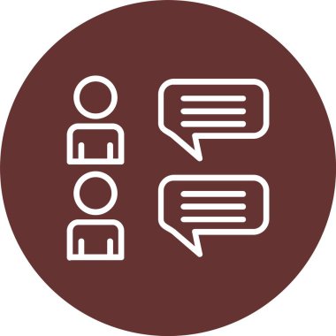 Opinion Vector Icon Design