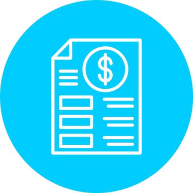 Invoice Vector Icon Design