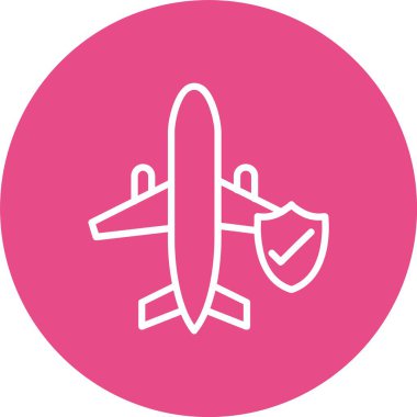 Travel Insurance Vector Icon Design