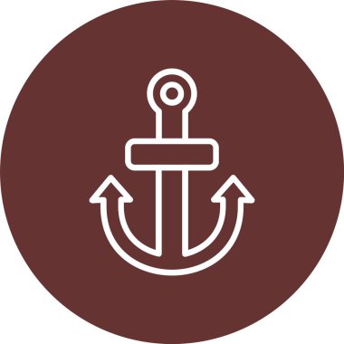 Anchor Vector Icon Design