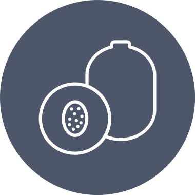 Kiwi Vektör Simgesi Tasarımı