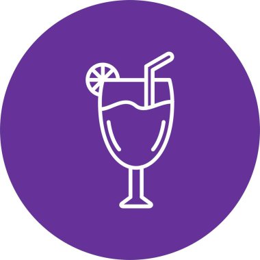 Cocktail Vector Icon Design