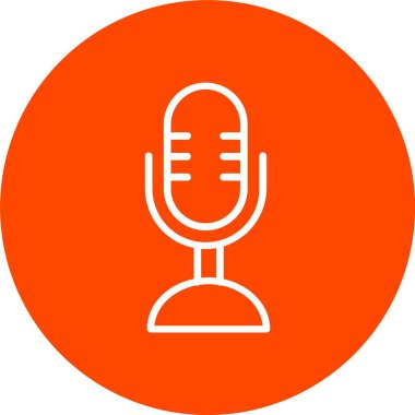 Mikrofon vektör simgesi tasarım