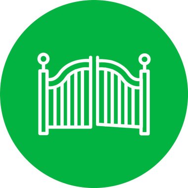 Gate Vector Icon Design