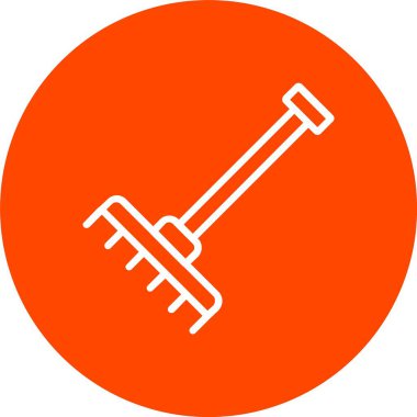 Rake Vector Icon Design