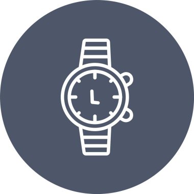 Wrist Watch Vector Icon Design