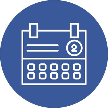 Takvim vektör simgesi tasarım