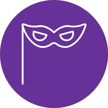 Eye Mask Vector Icon Design