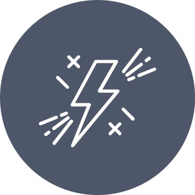 Lightning Vector Icon Design