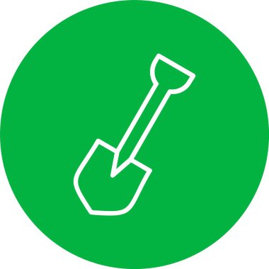 Vektör simgesi tasarım kürek