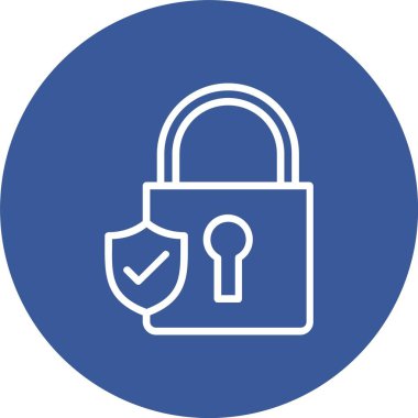 Security Lock Vector Icon Design