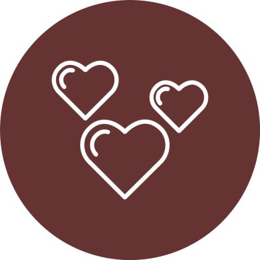 Kalp vektör simgesi tasarım