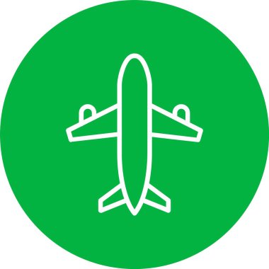 Airplane Vector Icon Design