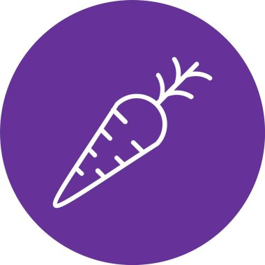Carrot Vector Icon Design