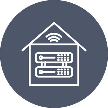 sunucu vektör simgesi tasarımı