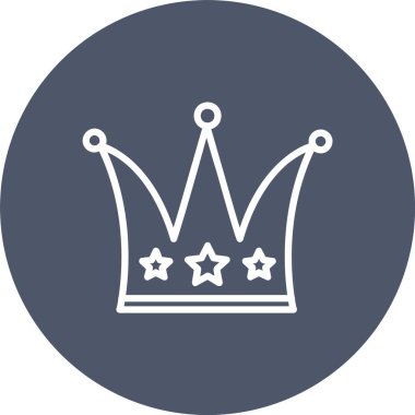 Taç vektör simgesi tasarım