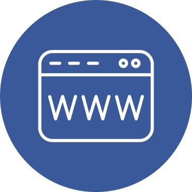 Www Vektör Simgesi Tasarımı