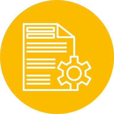 Content Management Vector Icon Design