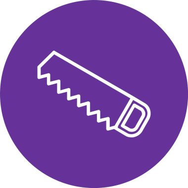Hand Saw Vector Icon Design