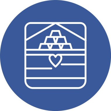 Göğüs Vektörü Simgesi Tasarımı