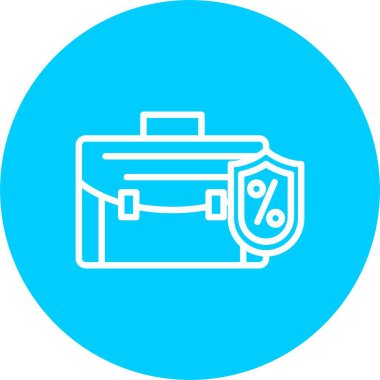 Suitcase Vector Icon Design