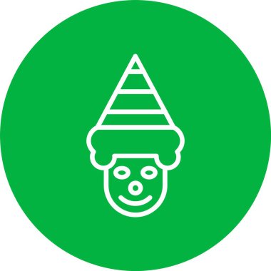 Clown Vector Icon Design