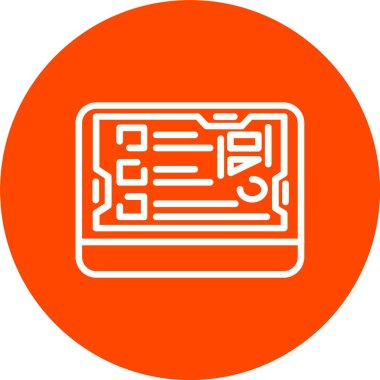 Screen Vector Icon Design