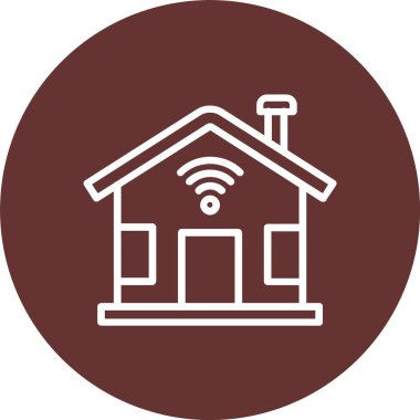 Smart Home Vector Icon Design