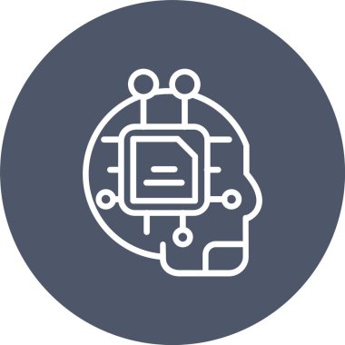 Robot vektör simgesi tasarımı