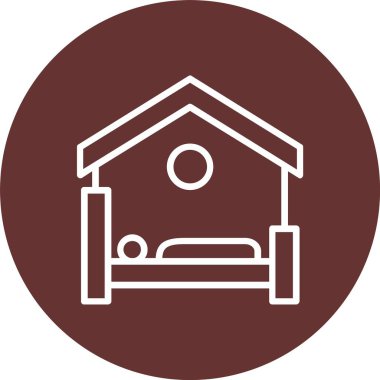 Accomodation Vector Icon Design