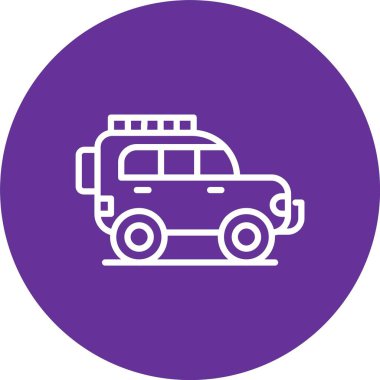 Jeep Vector Icon Design
