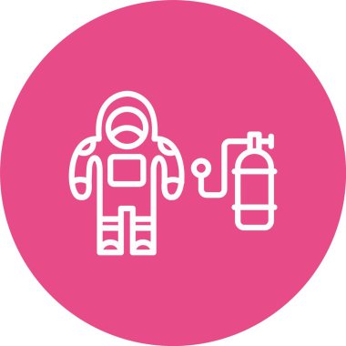 Uzay Şeyleri Vektör Simgesi Tasarımı