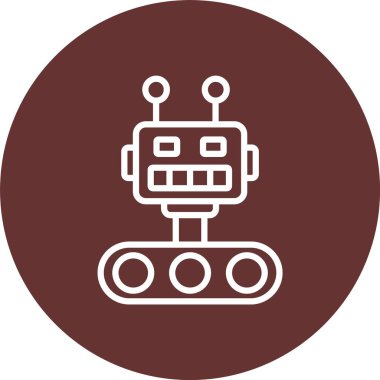 Robot vektör simgesi tasarımı