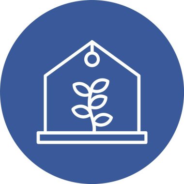Greenhouse Vector Icon Design