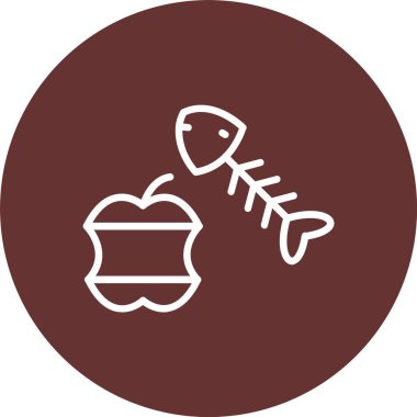 Atık Vektör Simgesi Tasarımı