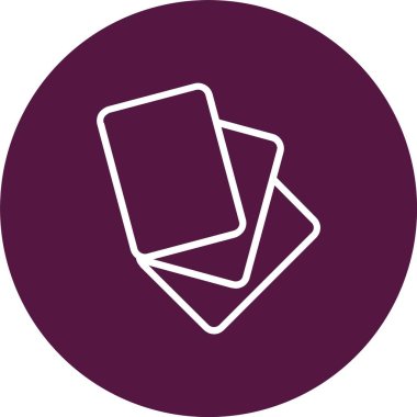 Flash Kart Vektör Simgesi Tasarımı