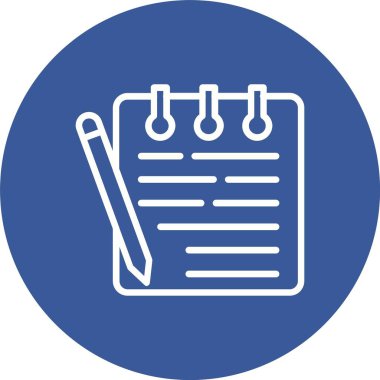 Notepad Vector Icon Design