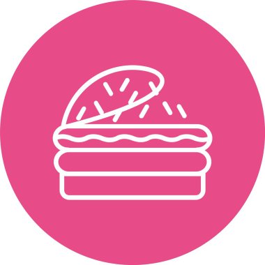 Burger Vector Icon Design