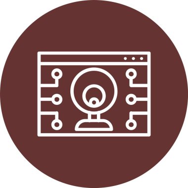 Web Camera Vector Icon Design
