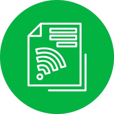 RSS vektör simgesi tasarım