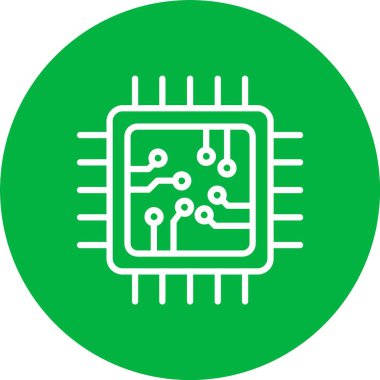 Cpu Vector Icon Design