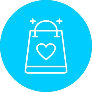 Alışveriş poşeti vektör simgesi tasarımı