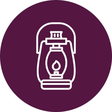 Lantern Vector Icon Design
