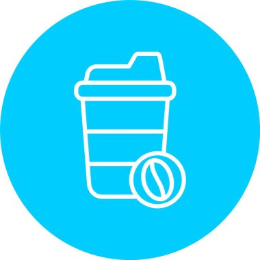 Coffee Cup Vector Icon Design