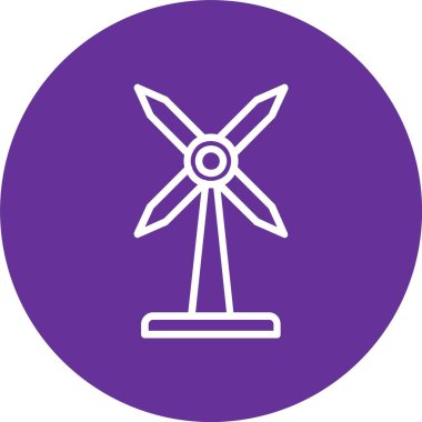 Yel değirmeni vektör simgesi tasarım