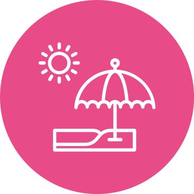 Beach Vector Icon Design