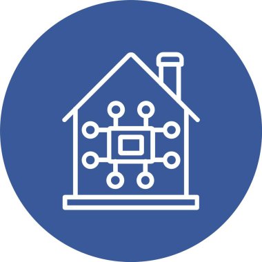 Smart Home Vector Icon Design