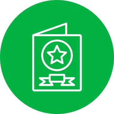 Greeting Card Vector Icon Design